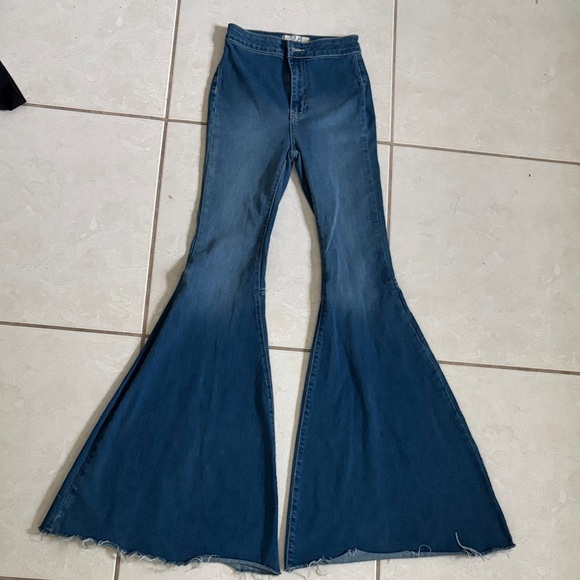 Free People Denim - Free People Denim Flare Jeans in Blue